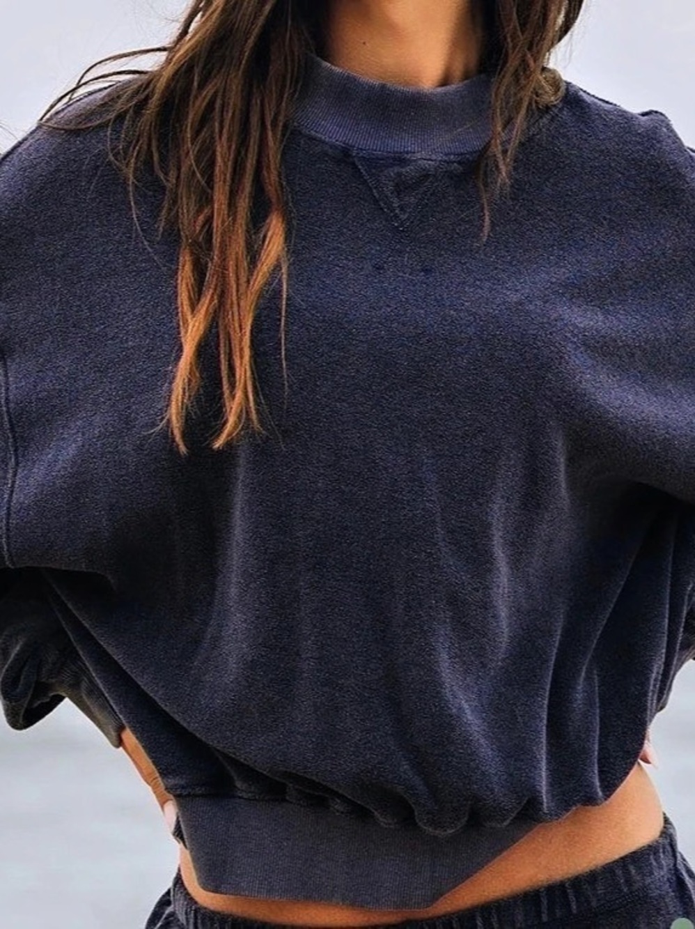 Daily Drills Navy mockneck